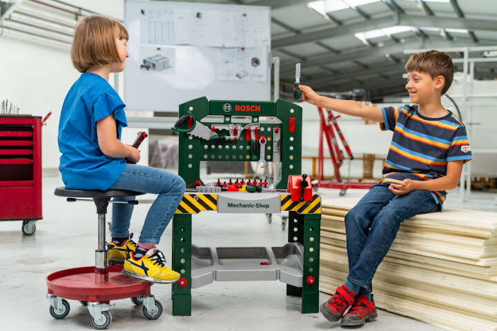 klein Bosch Kinderwerkbank